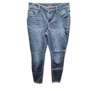 Maurices Denim Jeggings Womens Size S Blue Jeans Pants‎ Casual Stretch